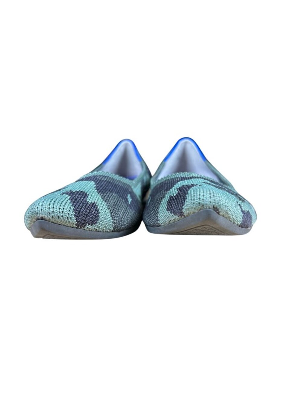 Rothy's The Point Flat Ballet Shoes Camo Green Size Women's 8 - Picture 3 of 10
